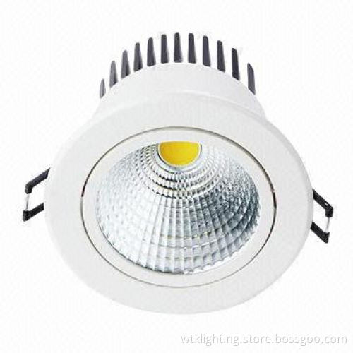 AC 85 to 265V 10/12W High Lumen COB LED Downlight
